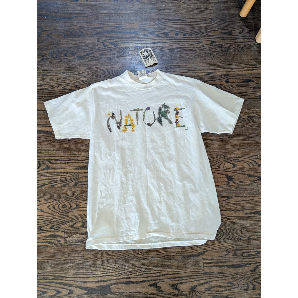 NEW!! Vintage Maze Brand T Shirt women's 1993 Single Stitch Nature Made USA